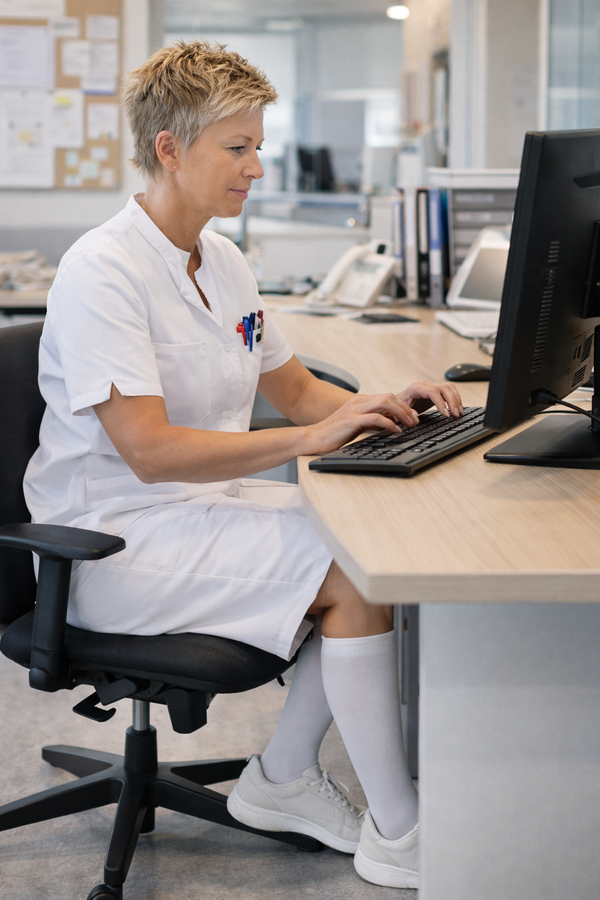 De hele dag op je benen